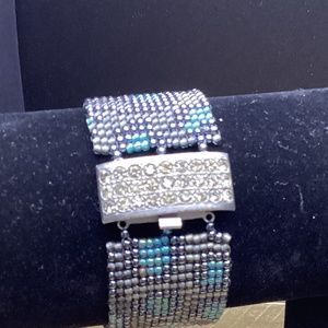 Artisan hand beaded bracelet